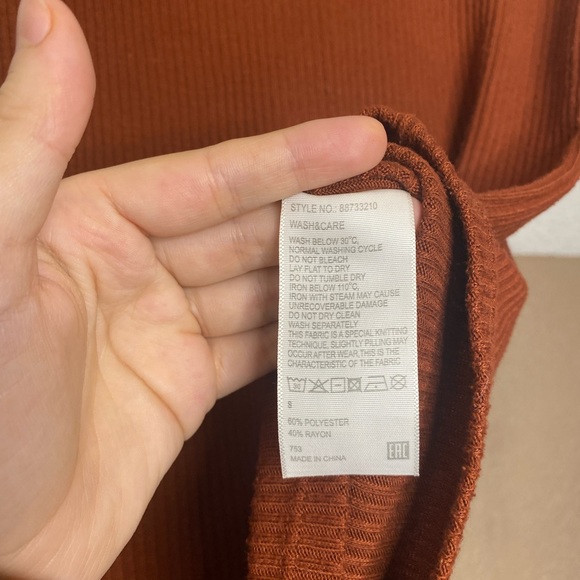 Baleno ribbed top - S - Picture 5 of 7